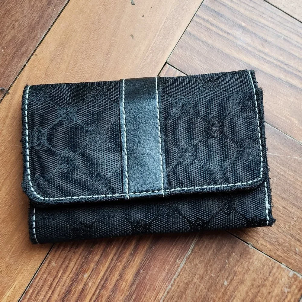 Target Small Black Fold-Up Wallet